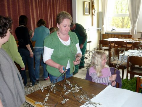 Palmbuschen binden 2011